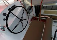 cockpit steering wheel trimaran sailing yacht neel 45
